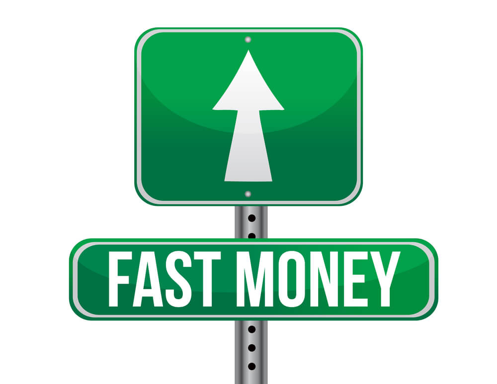 fast money ahead sign