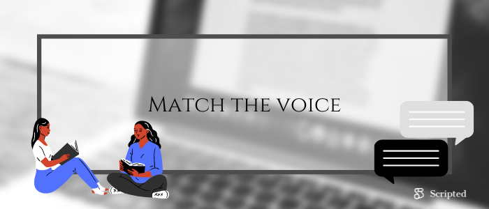 Match the voice 