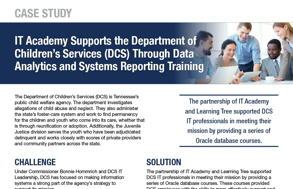 A Data Story: The Department of Children’s Services