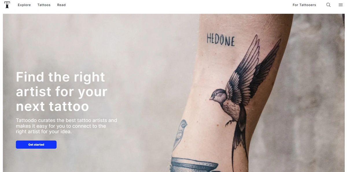 tattoodo website