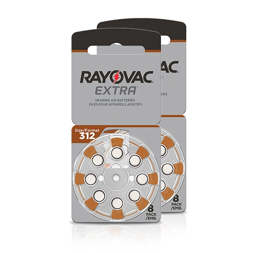 Size 312 Hearing Aid Batteries - Rayovac