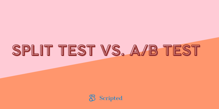 Split test vs. A/B test