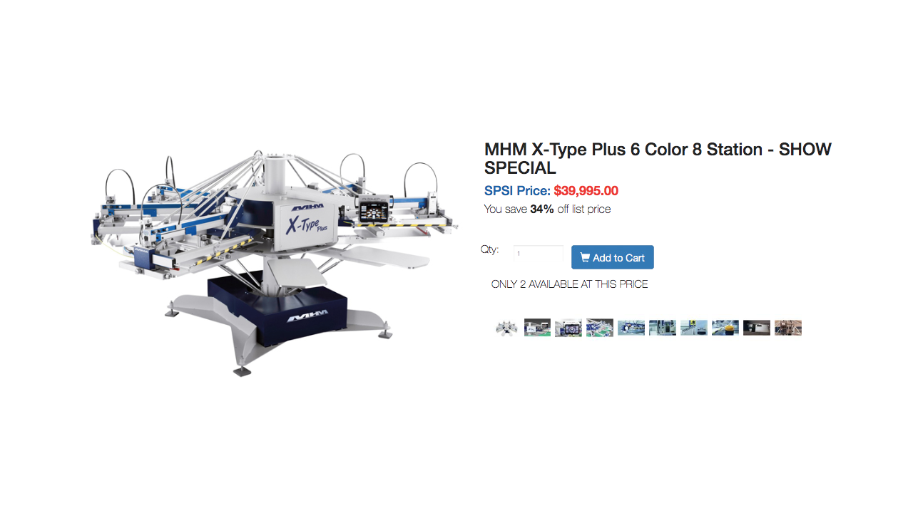 Mhm S Type Xtreme Automatic Screen Printing Press