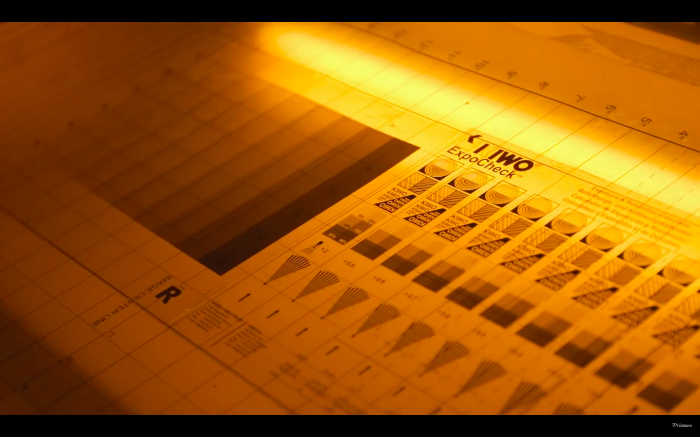 KIWO's exposure calculator (showing both transparencies).