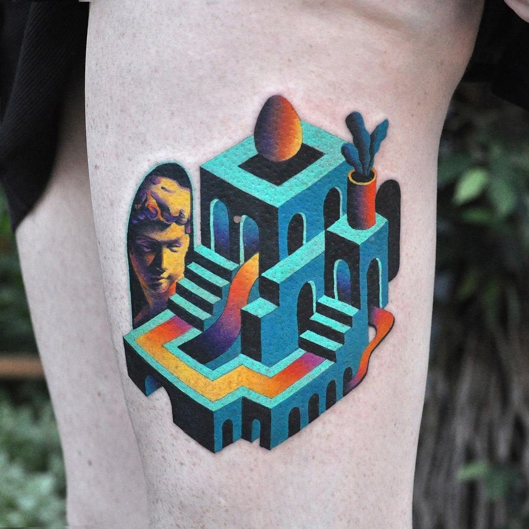 tattoo design by david peyote