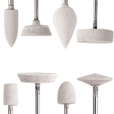 felt bobs in various shapes for polishing jewelry