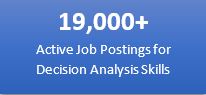 19,000+ active job postings for decision analysis jobs