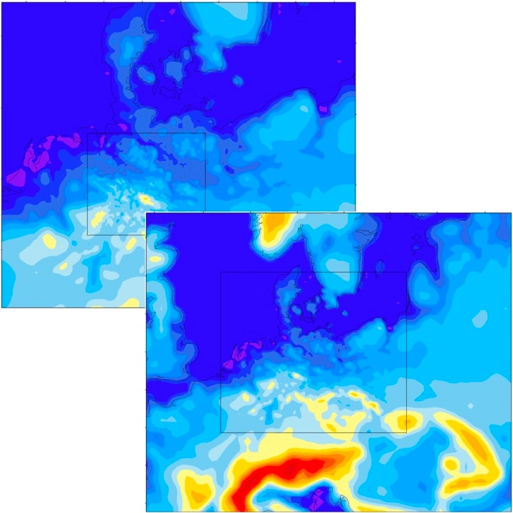 High resolution global modeling 