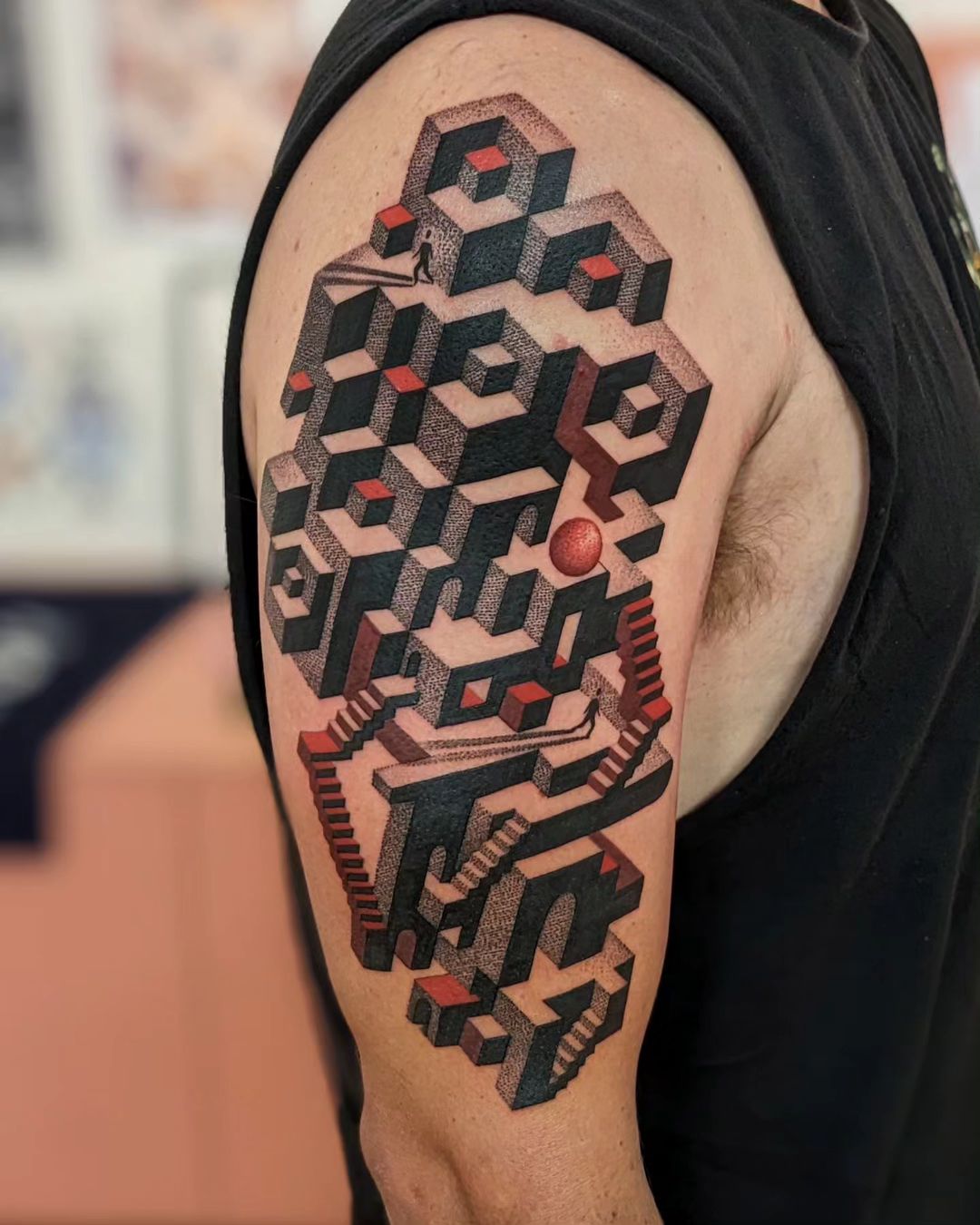 3d tattoo by ben doukakis