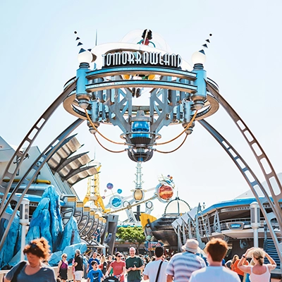Tomorrowland at Walt Disney World's Magic Kingdom.