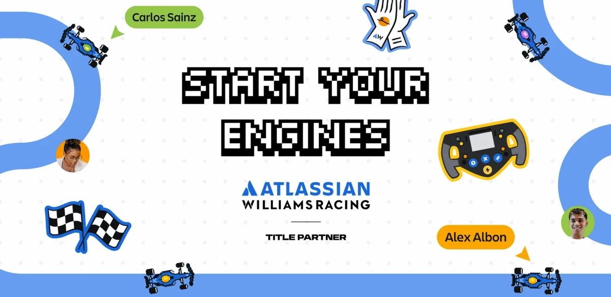 Confluence Whiteboard showing a simple flowchart outlining an email sequence based on whether a user sets up a price alert.
