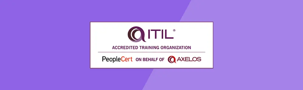 ITIL logo on purple