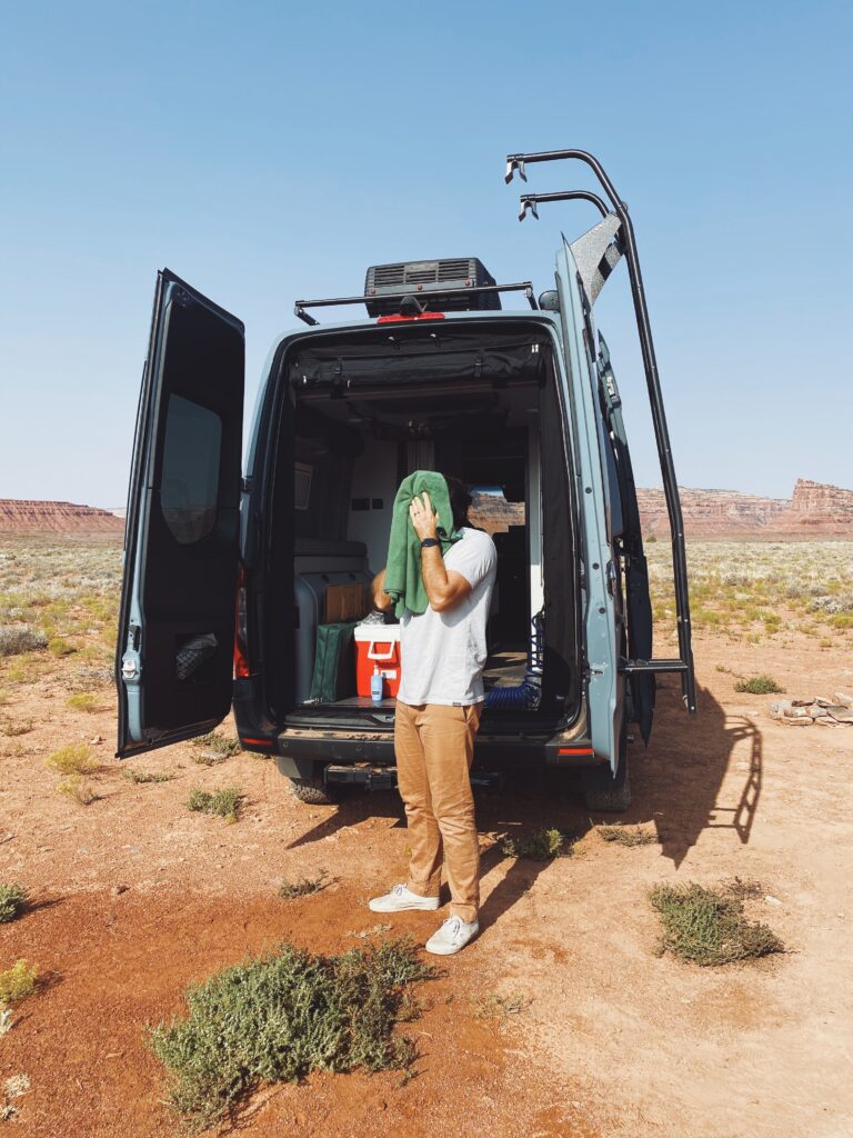 Paper Towel Holder in a Van install Life changing game changer wannabe RV  look 