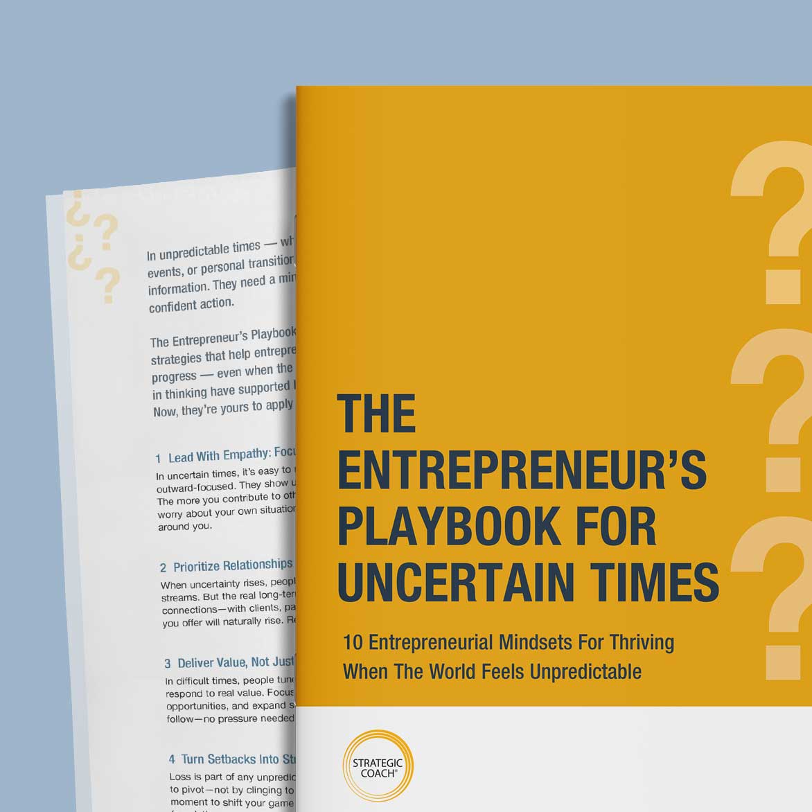 Cover image of The Entrepreneur's Playbook For Uncertain Times