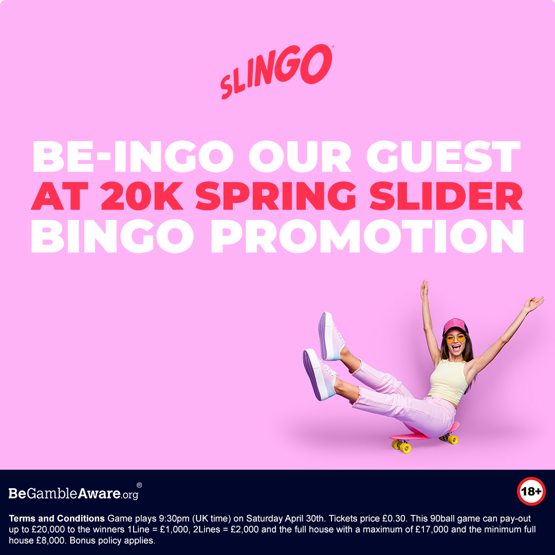20K Spring Slider Bingo Promo