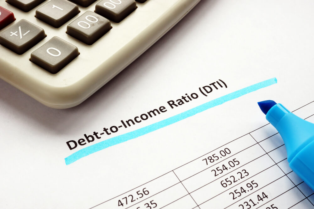 debt-to-income ratio