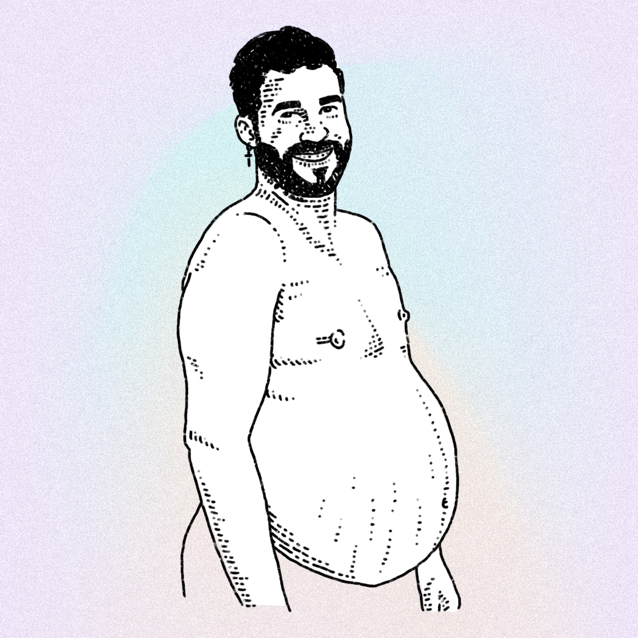 Pregnant transmasculine man