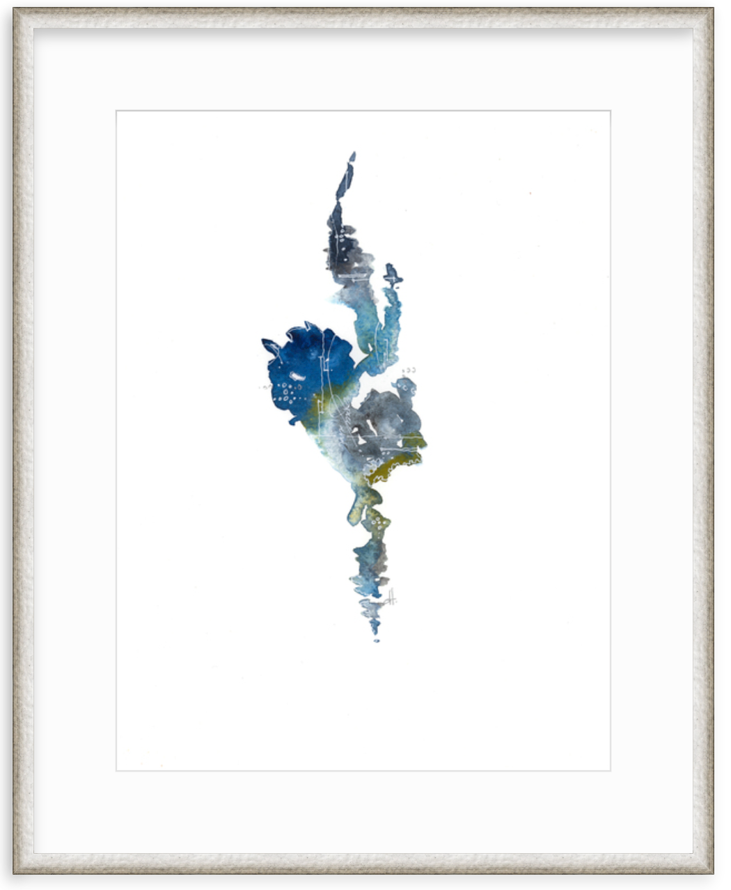 Flight 1 watercolor framed print art by Dawn Trimble