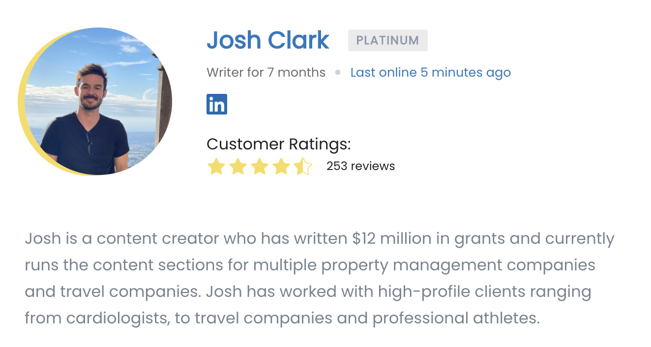 josh clark profile