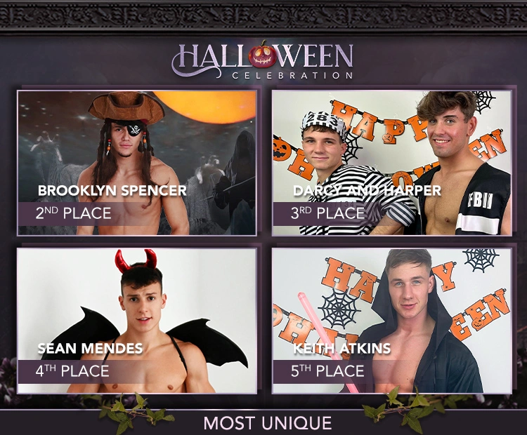 Halloween Top 10 Gay Cam Models