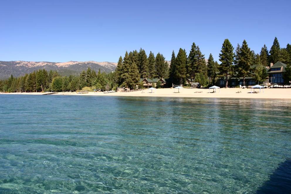 lake tahoe beach side