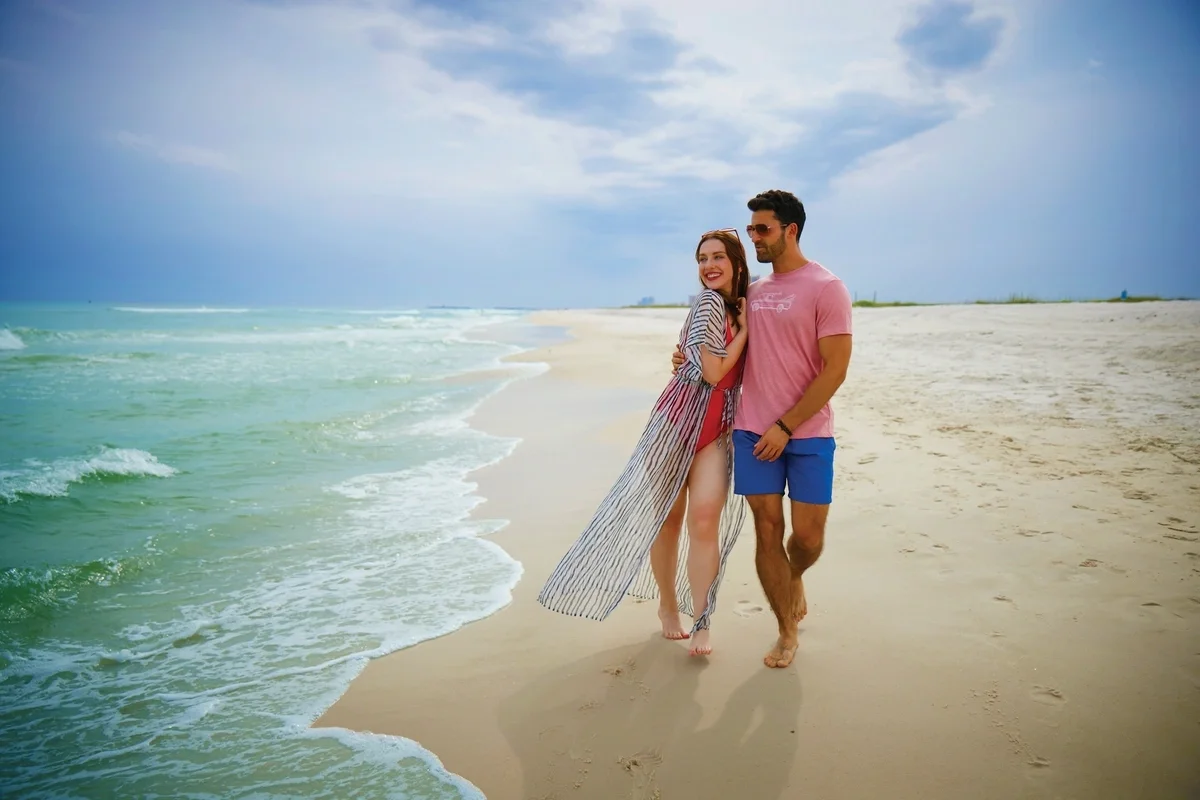 Couple on a beach
