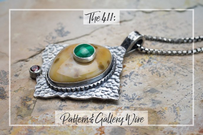 This guide covers pattern wire and gallery wire used in jewelry making. What are they? What is the difference between them?