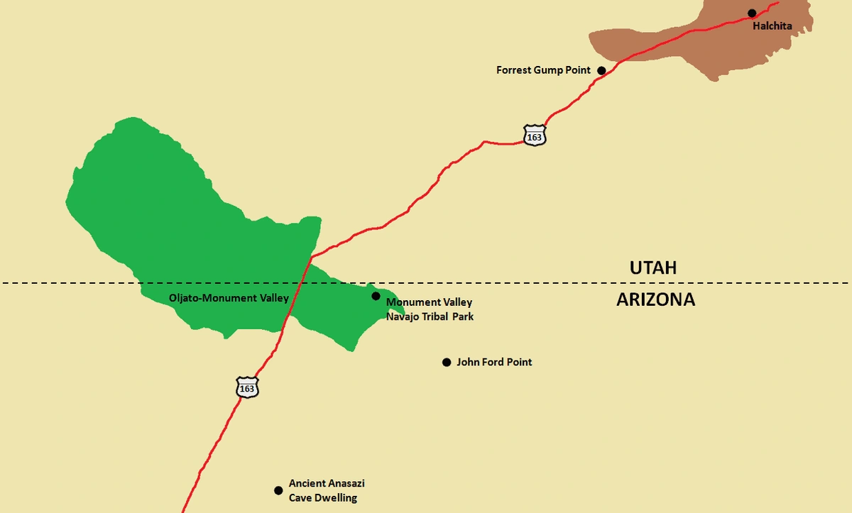 Monument Valley, Utah (featured in "Easy Rider")
