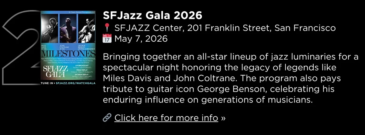 SFJazz Gala 2026