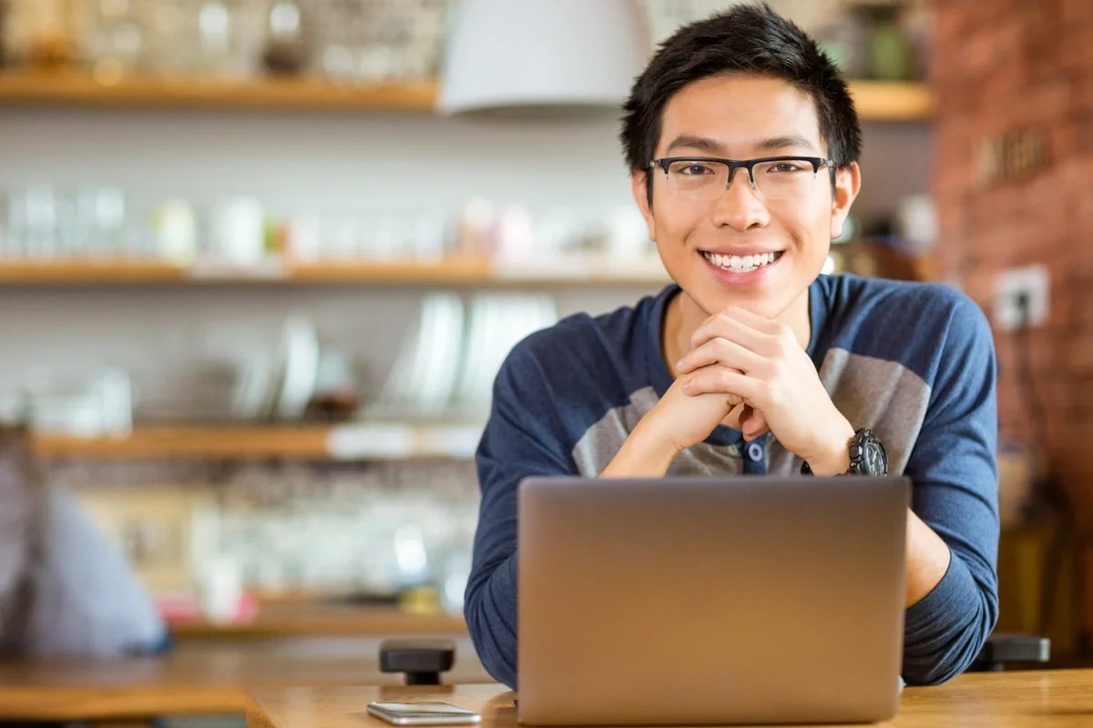 SEO Specialists representative smiling at desk