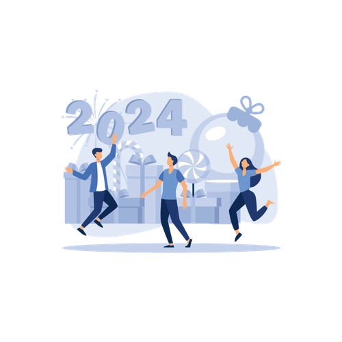 people celebrating 2024 new year, best medicare plans in phoenix