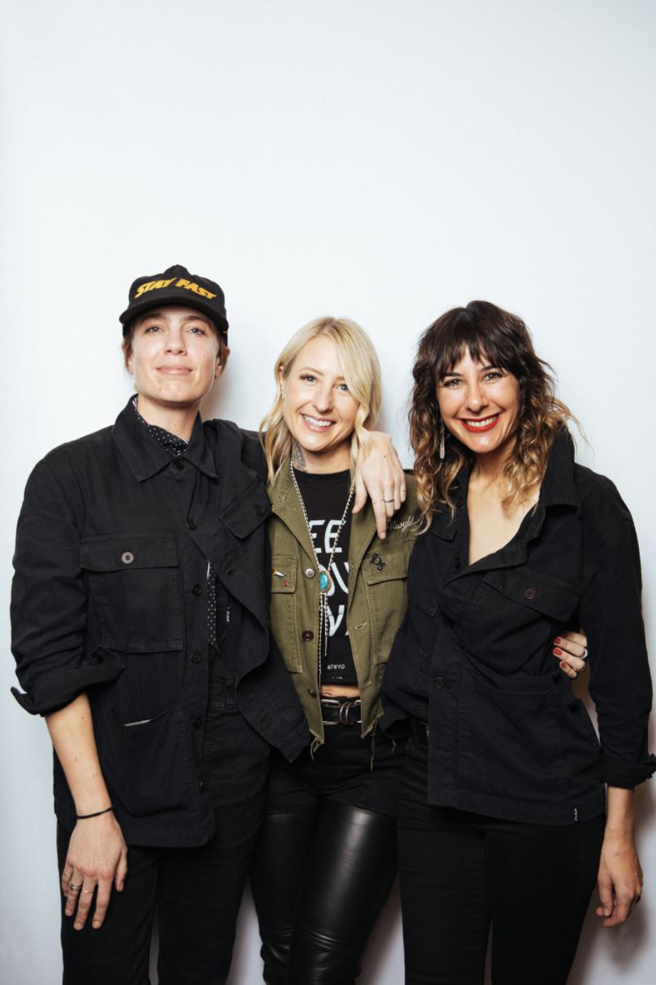 CAPTION: ATWYLD Founders Anya Violet, Jaime Dempsey and Corinne Lan Franco. Photo:&nbsp; Genevieve Davis