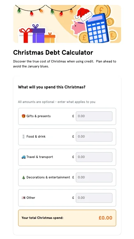 Avoid the festive financial hangover – try our new Christmas debt ...