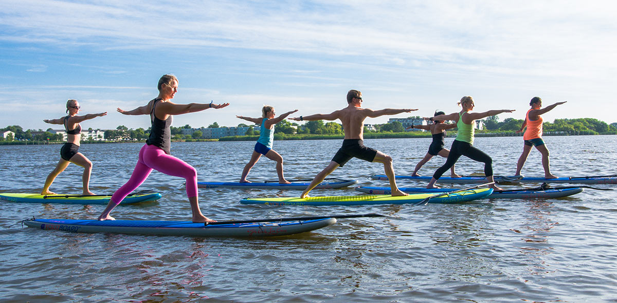 SUP yoga in Yorkshire