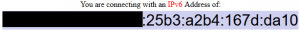 IPv6 address example