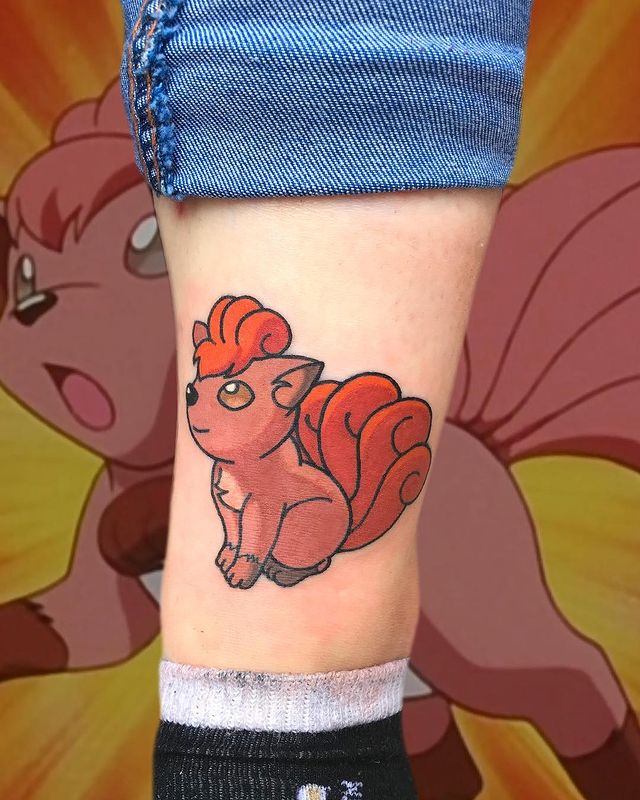 vulpix tattoo pokemon anime