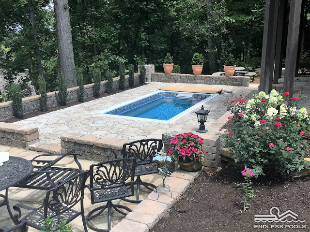 endless pool backyard design