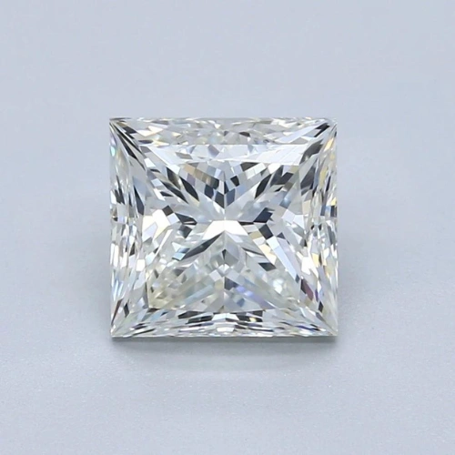 2.5 carat I color princess cut diamond