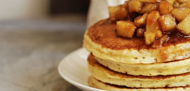 panqueques de manzana