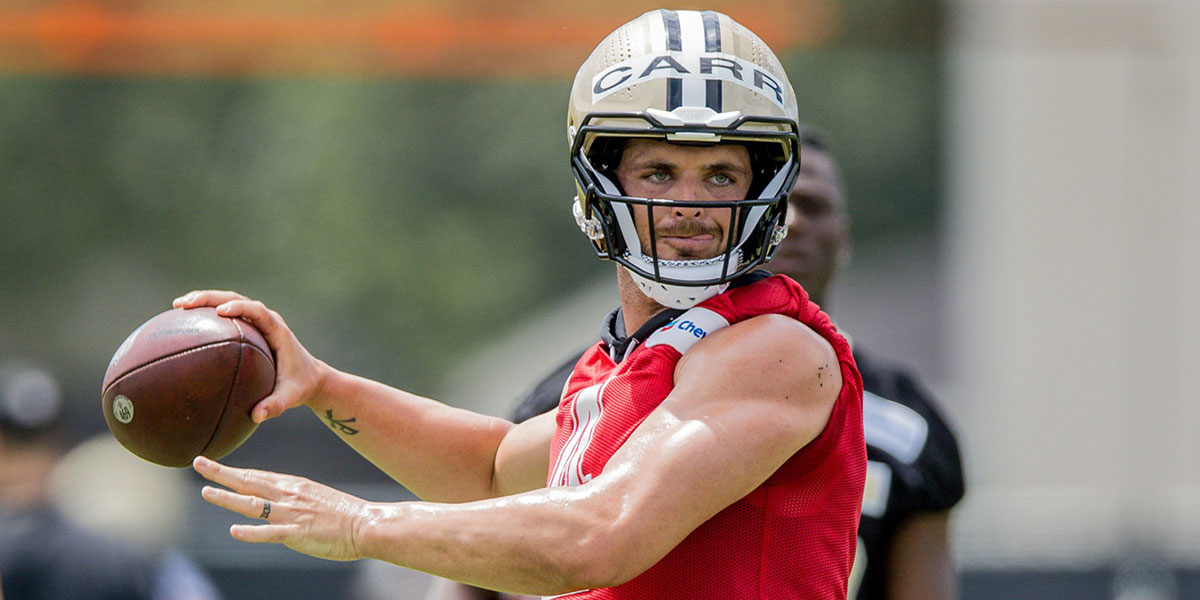 Derek Carr and the Saints' offense showed potential in fits and