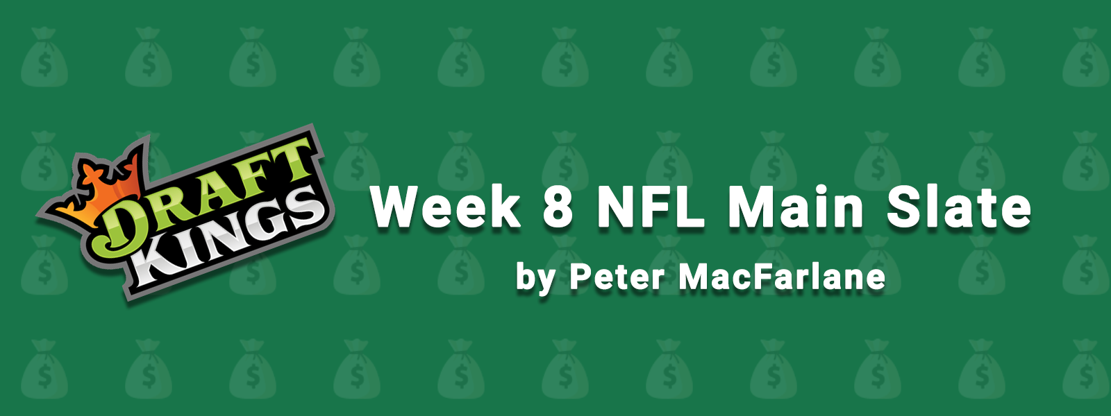 week 8 draft kings