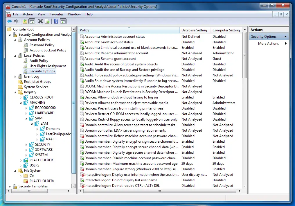 Microsoft Management Console screenshot 02