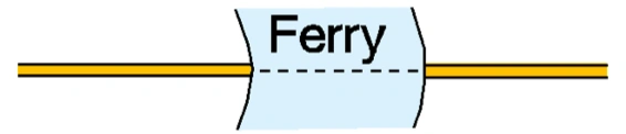 FERRY; FERRY P - PASSENGER ONLY