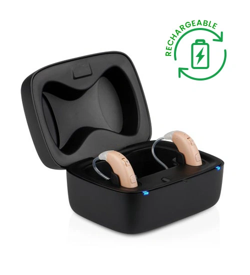 Because you deserve real, medical-grade hearing aids for 90% less.