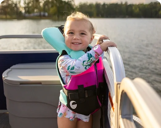 A small happy baby 