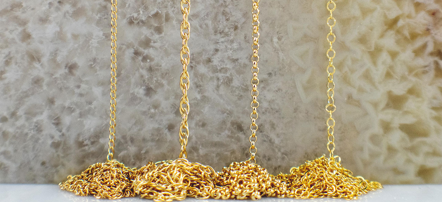 Chain in yellow gold - Jewelry - Categories