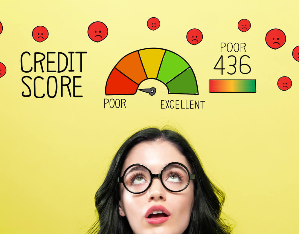 credit score dropping