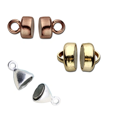 Magnetic jewelry clasps