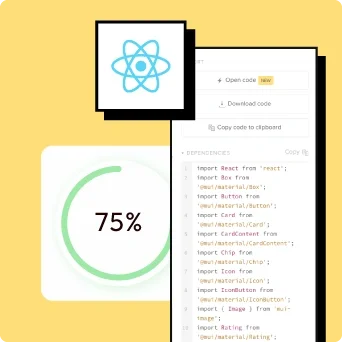 Export front-end code you can ship