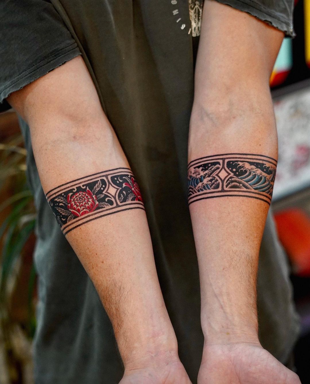 japanese armband tattoo by taena